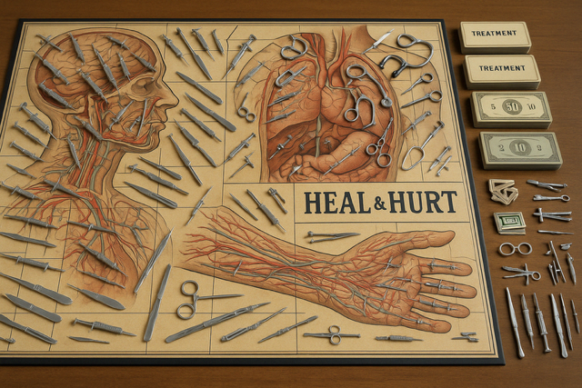 Heal & Hurt Medical Board Game
