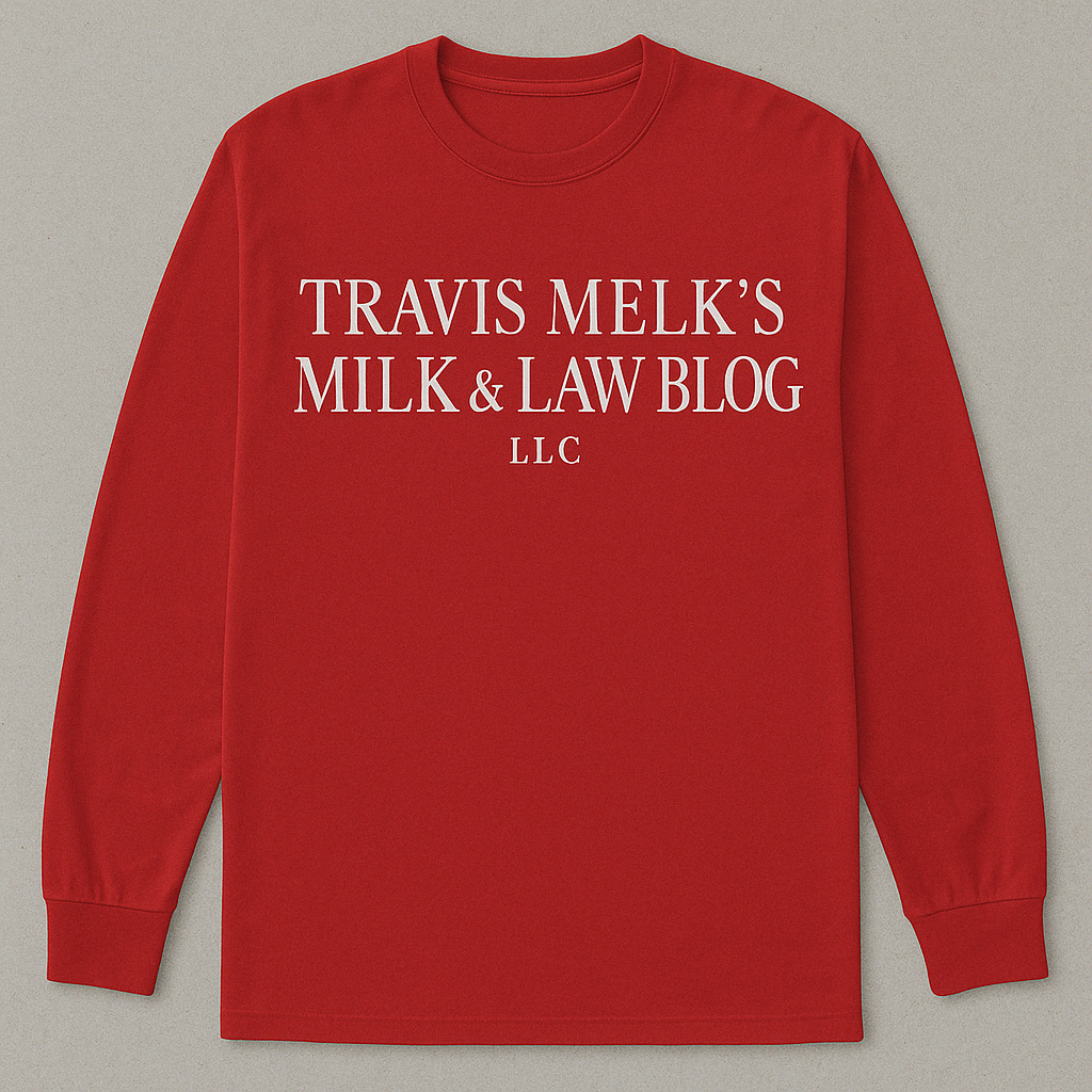 TRAVIS MELK'S MILK & LAW BLOG LLC